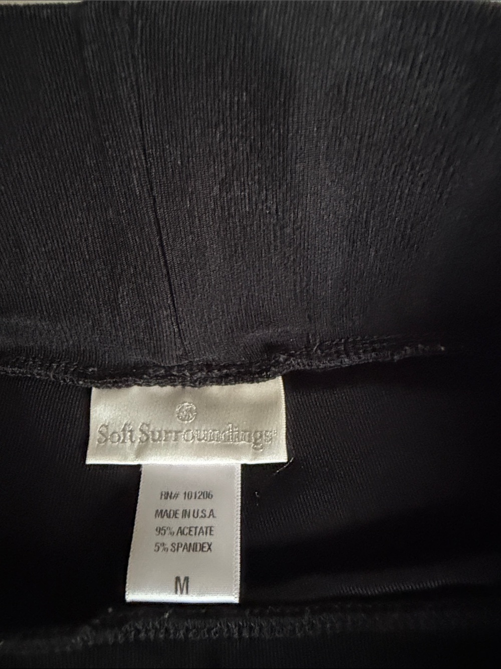 Soft Surroundings Black Wide-Leg Palazzo Pants - Picture 5 of 5